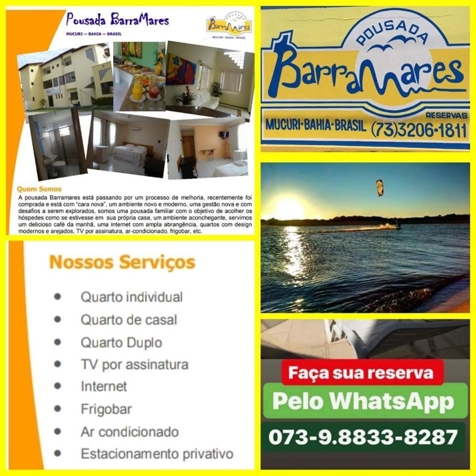 Pousada Barra Mares Mucuri Εξωτερικό φωτογραφία